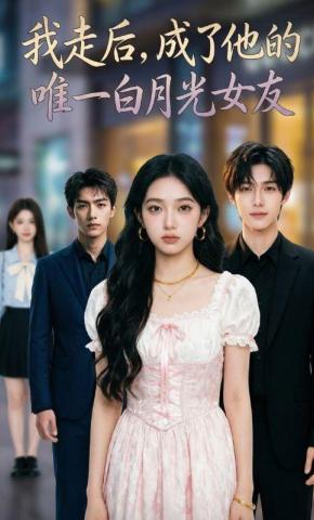 短剧《我走后，成了他的唯一白月光女友》海报