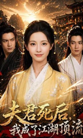 短剧《夫君死后，我成了江湖顶流》海报