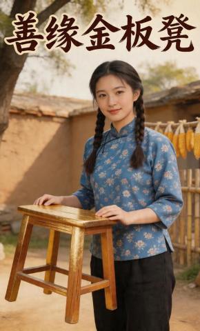 短剧《善缘金板凳》海报