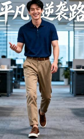 短剧《平凡逆袭路》海报