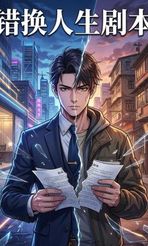 短剧《错换人生剧本》海报