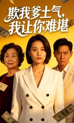 短剧《欺我爹土气，我让你难堪》海报