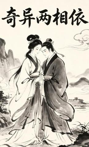短剧《奇异两相依》海报