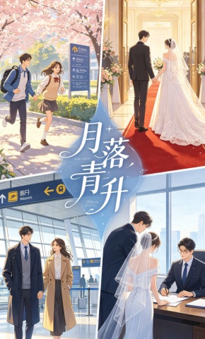 短剧《月落青升》海报