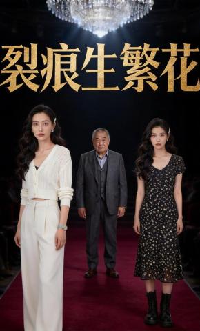 短剧《裂痕生繁花》海报
