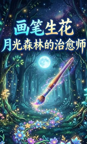 短剧《画笔生花：月光森林的治愈师》海报