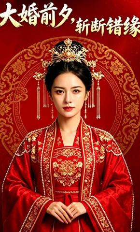 短剧《大婚前夕，斩断错缘》海报