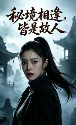 短剧《秘境相逢，皆是故人》海报