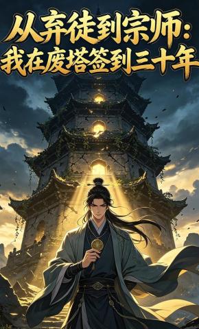 短剧《从弃徒到宗师：我在废塔签到三十年》海报