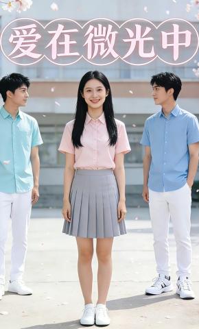 短剧《爱在微光中》海报