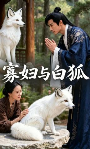 短剧《寡妇与白狐》海报