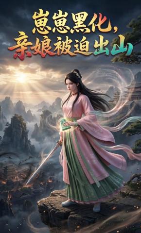 短剧《崽崽黑化，亲娘被迫出山》海报