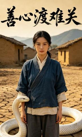 短剧《善心渡难关》海报