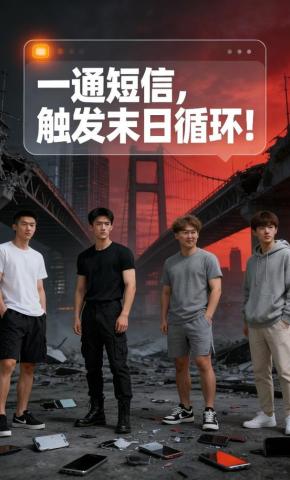 短剧《一通短信，触发末日循环！》海报