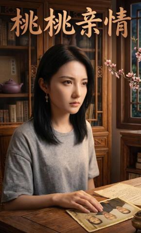 短剧《桃桃亲情》海报