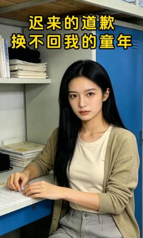 短剧《迟来的道歉换不回我的童年》海报