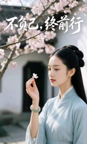 短剧《不负己，终前行》海报