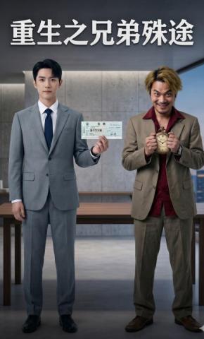 短剧《重生之兄弟殊途》海报