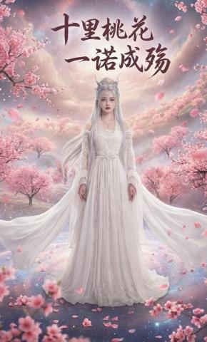 短剧《十里桃花，一诺成殇》海报