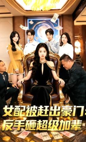 短剧《女配被赶出豪门：反手砸超级加辈》海报