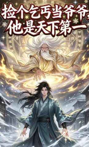 短剧《捡个乞丐当爷爷，他是天下第一》海报