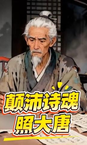 短剧《颠沛诗魂照大唐》海报