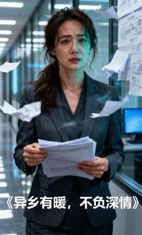 短剧《异乡有暖，不负深情》海报