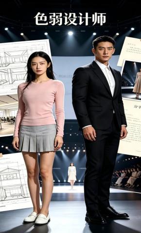 短剧《色弱设计师》海报