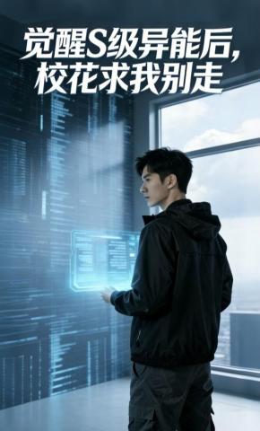 短剧《觉醒S级异能后，校花求我别走》海报
