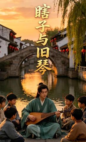 短剧《瞎子与旧琴》海报