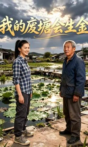 短剧《我的废塘会生金》海报