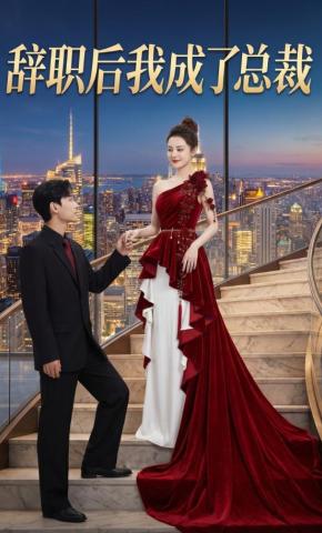 短剧《辞职后我成了总裁》海报
