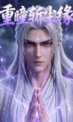 短剧《重瞳斩尘缘》海报