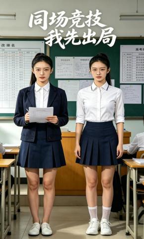 短剧《同场竞技，我先出局》海报