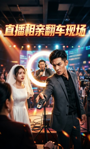 短剧《直播相亲翻车现场》海报
