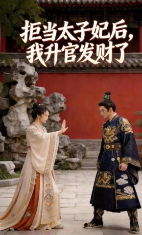 短剧《拒当太子妃后，我升官发财了》海报