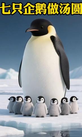 短剧《七只企鹅做汤圆》海报