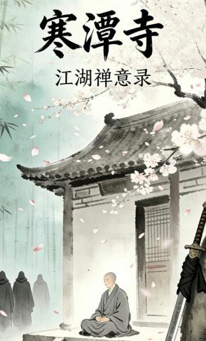 短剧《寒潭寺》海报
