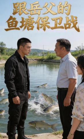 短剧《跟岳父的鱼塘保卫战》海报