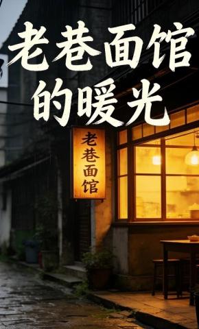 短剧《老巷面馆的暖光》海报