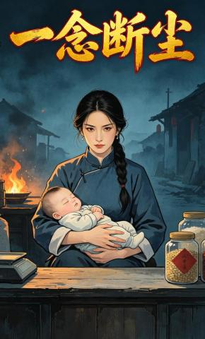 短剧《一念断尘》海报