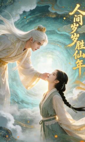 短剧《人间岁岁胜仙年》海报