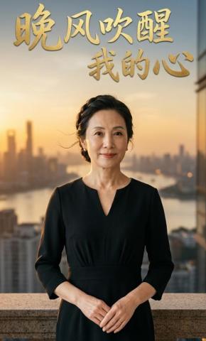 短剧《晚风吹醒我的心》海报