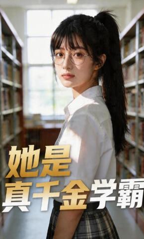 短剧《她是真千金学霸》海报