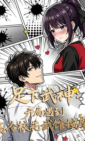 短剧《足下武神：开局遇到高冷校花武馆按摩》海报
