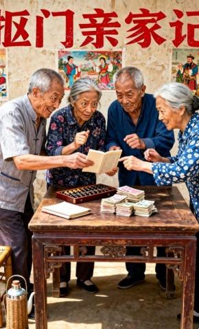 短剧《抠门亲家记》海报