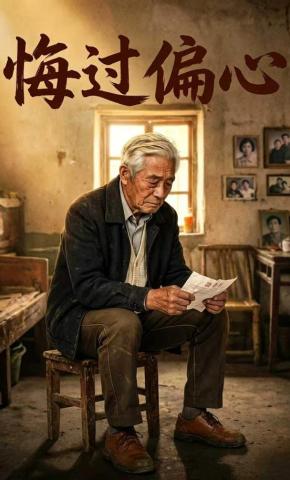 短剧《悔过偏心》海报