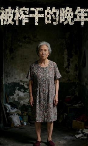 短剧《被榨干的晚年》海报