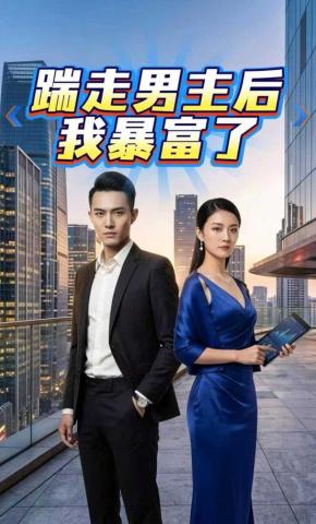 短剧《踹走男主后我暴富了》海报