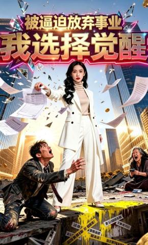 短剧《被逼迫放弃事业，我选择觉醒》海报